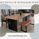 The Essence of Semangkok Wood